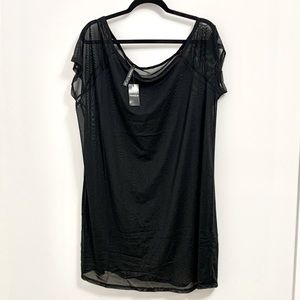 Torrid Mesh Swim Cover Up Dress - 1X - 14/16 - NEW